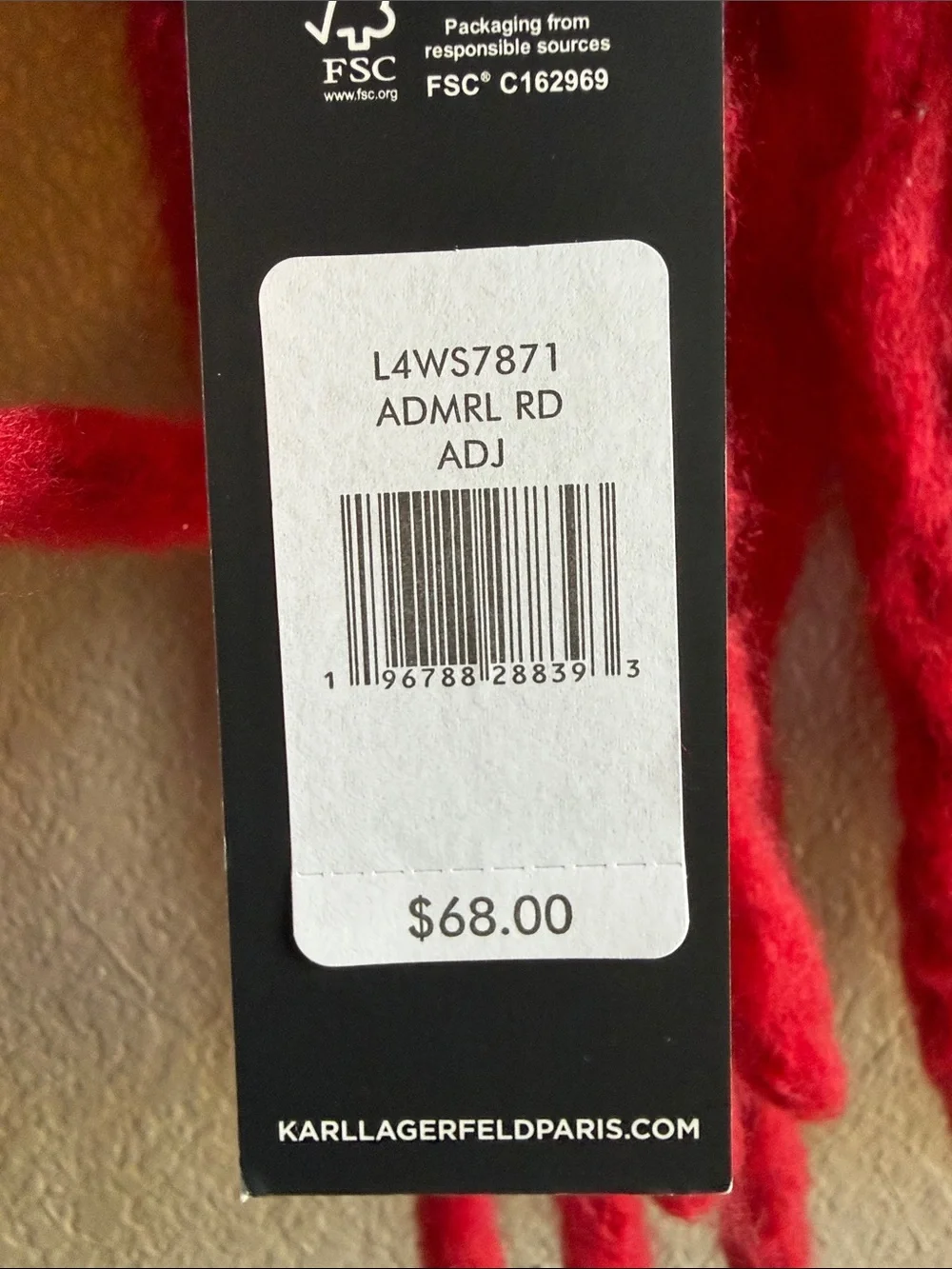 Karl Lagerfeld Blanket Scarf